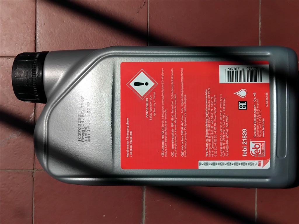 Febi SAE 75W (GL-4) váltóolaj 2. kép