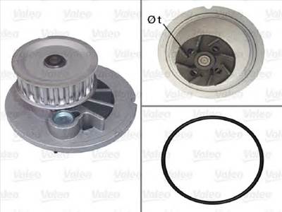 VALEO 506703 - vízpumpa OPEL VAUXHALL