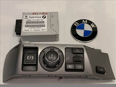 BMW 7-es sorozat E65/E66 éjjellátó kamera vezérlő és kapcsoló szett LCI 9113267 6949015 66549113267 61316954238