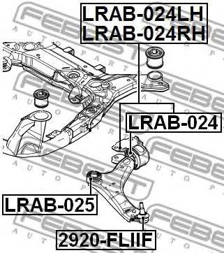FEBEST 2920-FLIIF - Lengőkar gömbfej LAND ROVER