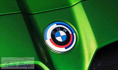 Gyári BMW 50 Yahre 82mm-es csomagtartó - motorháztető embléma 51148087189
