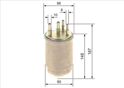 Üzemanyagszűrő BOSCH F 026 402 244 for JAGUAR