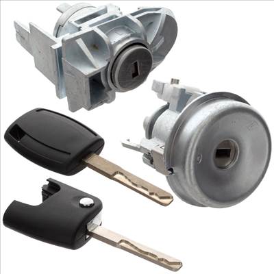 Ford Fiesta VI MK7 08-13 gyújtászár betét  bal első ajtózár betét 2 db KOMPLETT