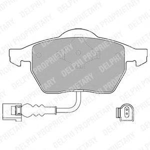 DELPHI LP1525 - fékbetét AUDI SEAT SKODA VW VW (FAW)