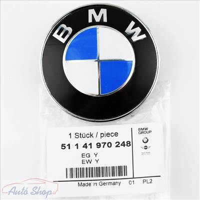 Gyári BMW E31 E53 X5 E65 Z3 csomagtartó embléma 51141970248