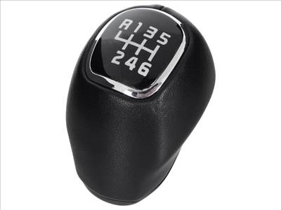 Kia Venga 09-15 sebességváltó gombfej FEKETE BÕR 6 SEBESSÉGES
