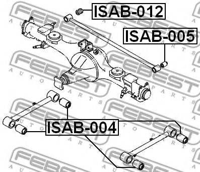 FEBEST ISAB-005 - Lengőkar szilent ISUZU OPEL