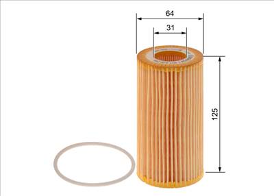 olajszűrő BOSCH 1 457 429 244 for FORD, VOLVO