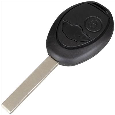 Mini R50 R52 kulcsház távirányító 2 GOMBOS