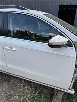 Volkswagen Passat B7 VW Passat B7 oldal ajtó + üveg -2014 fehér, krómos