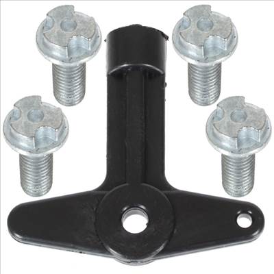 Opel Agila A Astra F G Classic Calibra Corsa B C Kadett E Omega A B Senator B Tigra A Vectra A B Zafira A kulcs  4 db dísztárcsa/felnikupak rögzítő csavar KOMPLETT NORMÁL VERZIÓ 28 MM