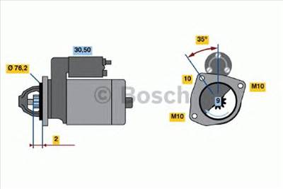 BOSCH 0 986 018 910 - önindító VOLVO