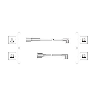MAGNETI MARELLI 941319170022 - gyújtókábel szett FSO