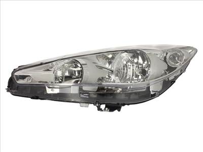 Peugeot 308, RCZ ​utángyártott új bal első fényszóró H7/H1 (motorral) TYC 6208x6