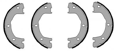 BOSCH F 026 008 001 - kézifék fékpofakészlet IVECO