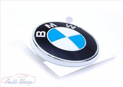 Gyári BMW E82 E88 70mm-es csomagtartó embléma 51147166445