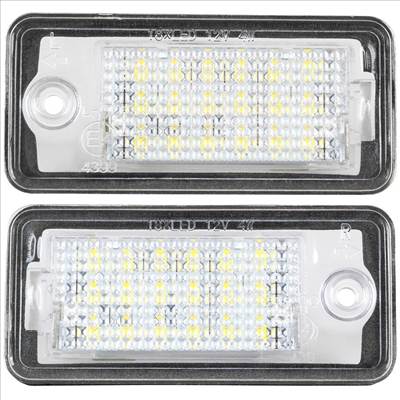 Audi A3 A4 A6 A8 Q7 LED rendszámtábla-világítás 2 db. komplett