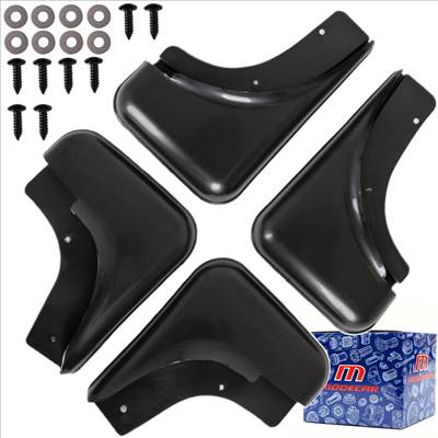 x4 Dedikált Sárvédő Gumi KOMPLETT KÉSZLET AUDI A4 B6 2000-2004 Elöl  Hátul