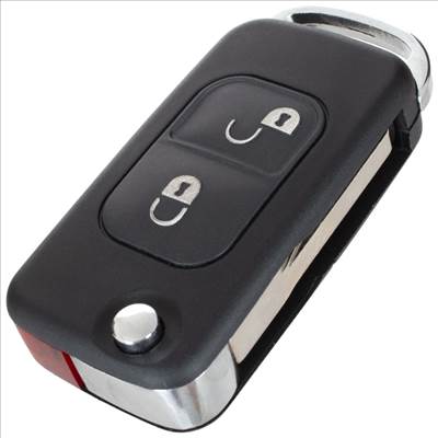 Mercedes A C CL CLK CLS E M S SLK VIANO VITO kulcsház távirányító 2 GOMBOS