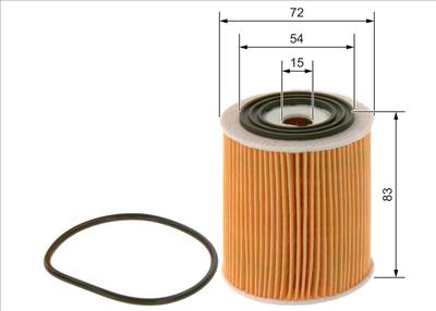 olajszűrő BOSCH F 026 407 226 for CHRYSLER, BMW, FIAT, JEEP, …