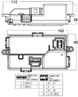 MAHLE ABR 68 000P - Szabályozó, belsőtér ventilátor BMW BMW (BRILLIANCE)