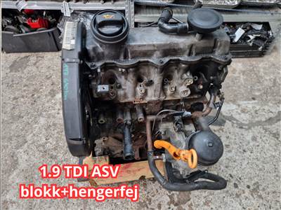 VW Golf IV, Bora, Audi A3 (8L), Octavia I 1.9 TDI ASV fűzött blokk hengerfejjel (32498,36466)