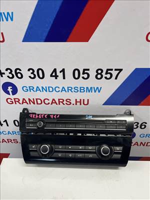 BMW 5-ös F11 klímapanel + CIC fejegység előlap 924970801