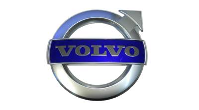 Volvo Hűtőrács embléma - Matt Króm - 125 mm 31383032