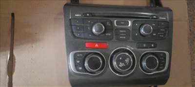 Citroën C4 II B7 fejegység MP3 fűtés klíma kapcsoló 9666027577