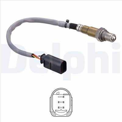 DELPHI ES21133-12B1 - lambdaszonda MERCEDES-BENZ