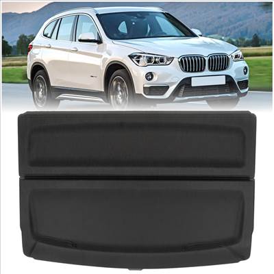 BMW X1 F48 2016-22 KALAPTARTÓ KOMPLETT 2 DB HÁTSÓ FEKETE FEDÉL TAKARÓ