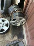 16" 5x110 Opel struktúr lemezfelni szett dísztárcsákkal!