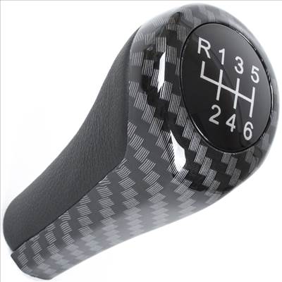BMW E60 E61 E62 E63 E81 E82 E85 E87 E88 E90 E91 E92 X1 X3 X5 sebességváltó gombfej CARBON 6 SEBESSÉGES