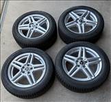  5x112 lyukosztású 17" új alufelni, rajta 225/55 újszerű Falken téli gumi 