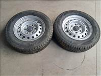 HiAce 15"-ös használt felni, rajta 195/70 használt Linglong gumi 2db 