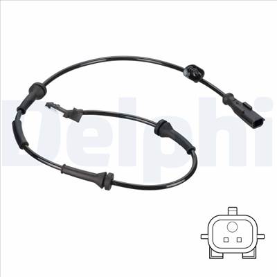 DELPHI SS20799 - kerékfordulatszám érzékelő RENAULT