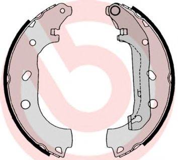 BREMBO S 24 539 - fékpofakészlet FORD