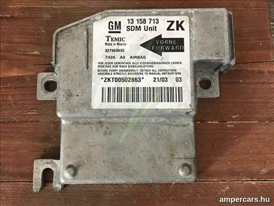 OPEL MERIVA Motorvezérlő (2003–2010) 13158713 ZK