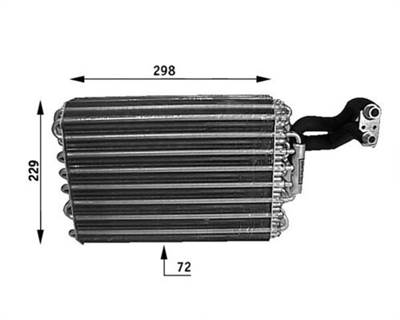 MAHLE AE 31 000S - klíma párologtató MERCEDES-BENZ