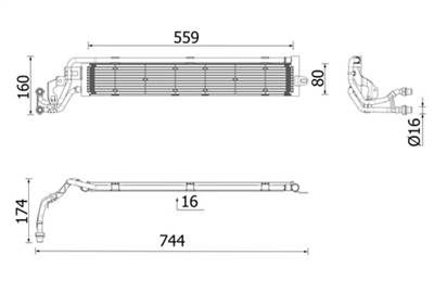 MAHLE CR 2697 000P - Vízhűtő (Hűtőradiátor) AUDI CUPRA SEAT SKODA VW
