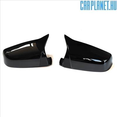 BMW tükör borítás F07 F10 F11 F06 F12 F13 F01 F02 / E60 E61 E63 E64 LCI– fényes, lakk fekete M-style