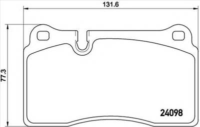 BREMBO P 85 116 - fékbetét ASTON MARTIN AUDI FERRARI NIO SEAT