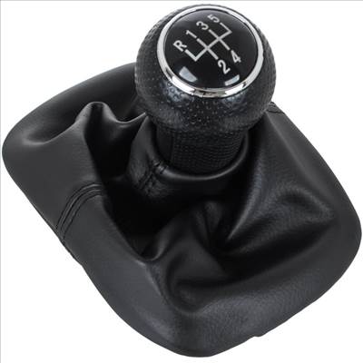 VW Sharan 2000- sebességváltó gombfej FEKETE  GUMIHARMONIKA 12 MM FURAT