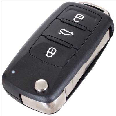 VW Bora Golf IV Lupo New Beetle Polo kulcsház távirányító 3 GOMBOS