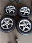  Ford 5x108 lyukosztású 16" újszerű Dezent alufelni, rajta 205/60 újszerű Bridgestone téli gumi Lxx