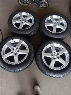  Ford 5x108 lyukosztású 16" újszerű Dezent alufelni, rajta 205/60 újszerű Bridgestone téli gumi Lxx