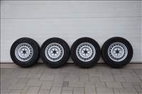 Crafter, Sprinter  6x130 ,16" újszerű gyári felni, rajta 205/75 használt Laufenn teherautó gumi 