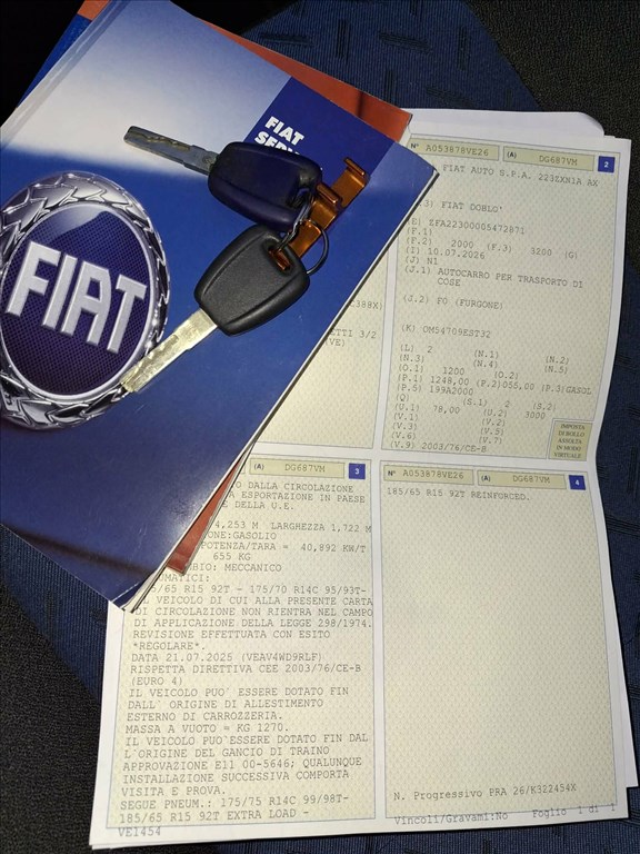 Eladó Fiat Doblo I haszonjármű 8. kép