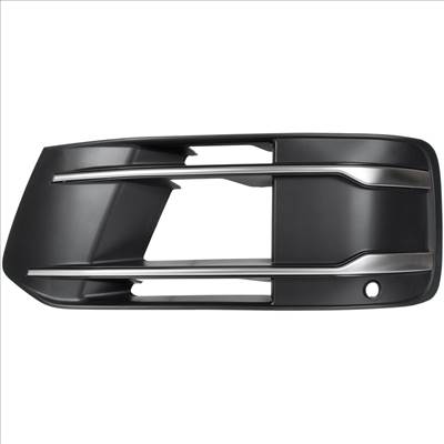 Audi Q7 4M 15-19 első lökhárító rács díszrács FEKETE  SILVER bal