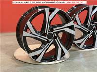 R17 4x100 (67,1) AGT 7J ET35  GLOSS BLACK DIAMOND -17156-0379 új alufelnik felnik felni alufelni